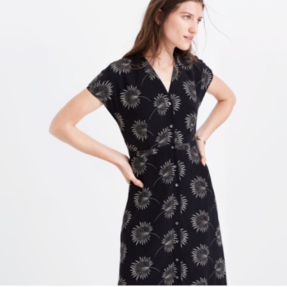 Madewell Silk Moonshade Maxi Dress